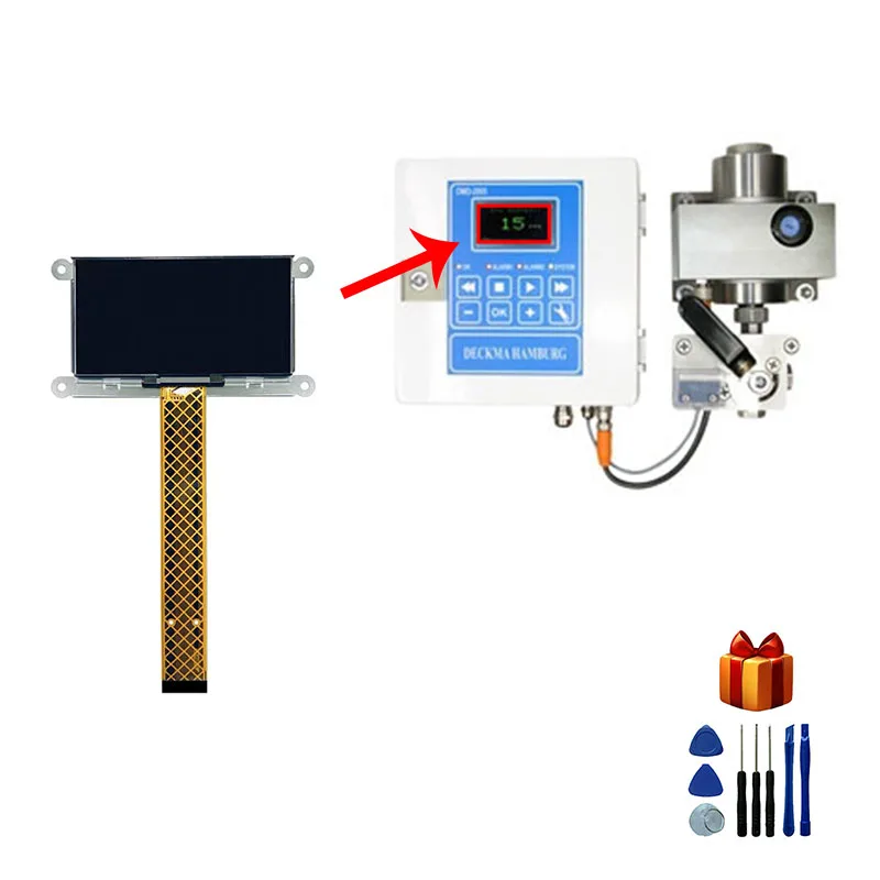 

New For Deckma Omd-2005 Oil Content Meter Oled LCD Screen Display Assembly Replacement Parts+Installation tools