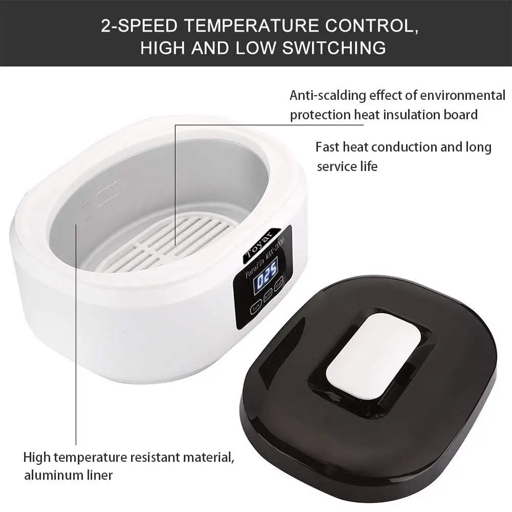 Paraffin Wax Machine for Hand and Feet, Touchscreen Paraffin Wax Warmer with 1.98lb Moisturizing Spa Bath Kit