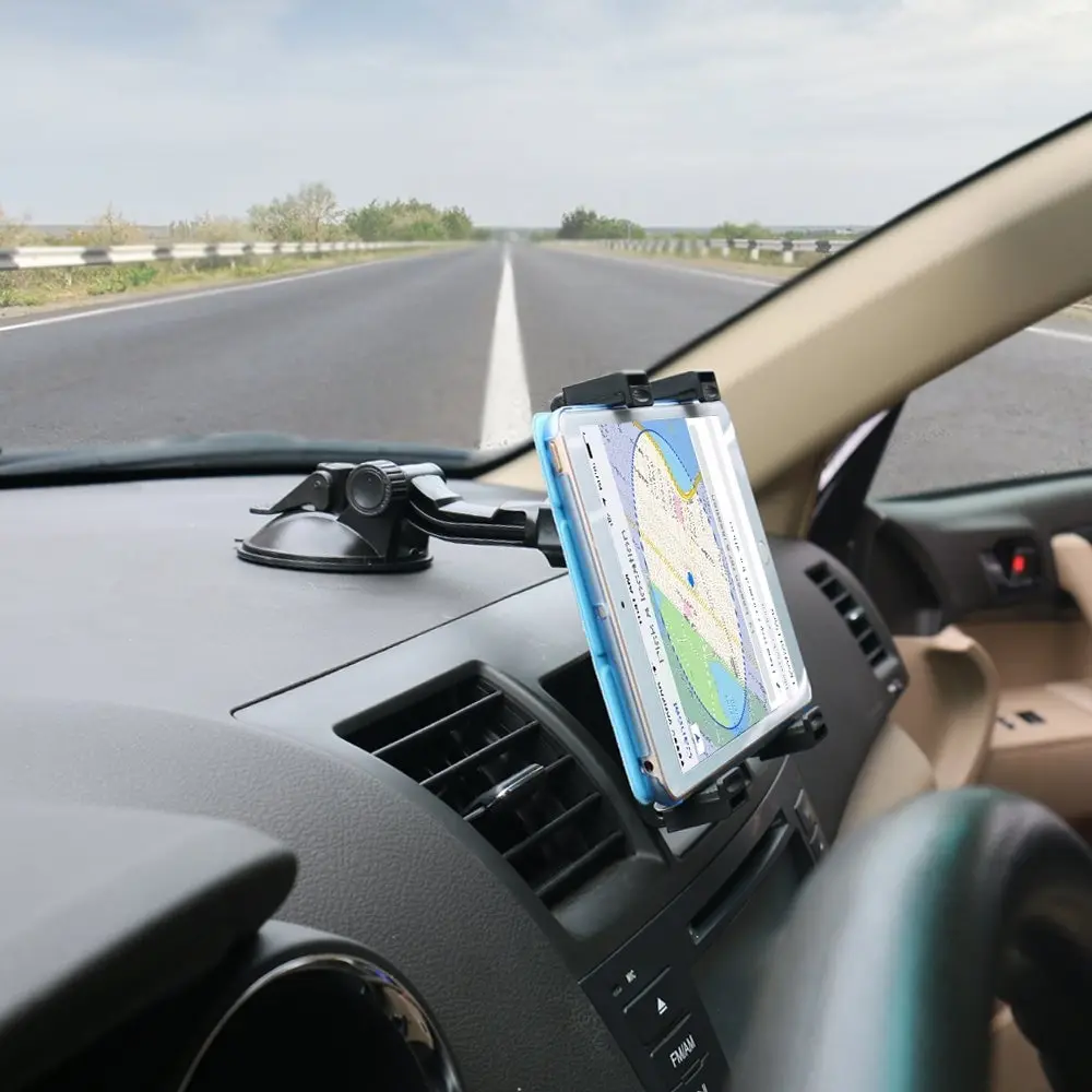 Xnyocn-suporte Universal Tablet Montagem para Carro Suporte Tablet Desktop Pára-brisa Berço Ipad Samsung Tab Novo 10 - Imagem 3