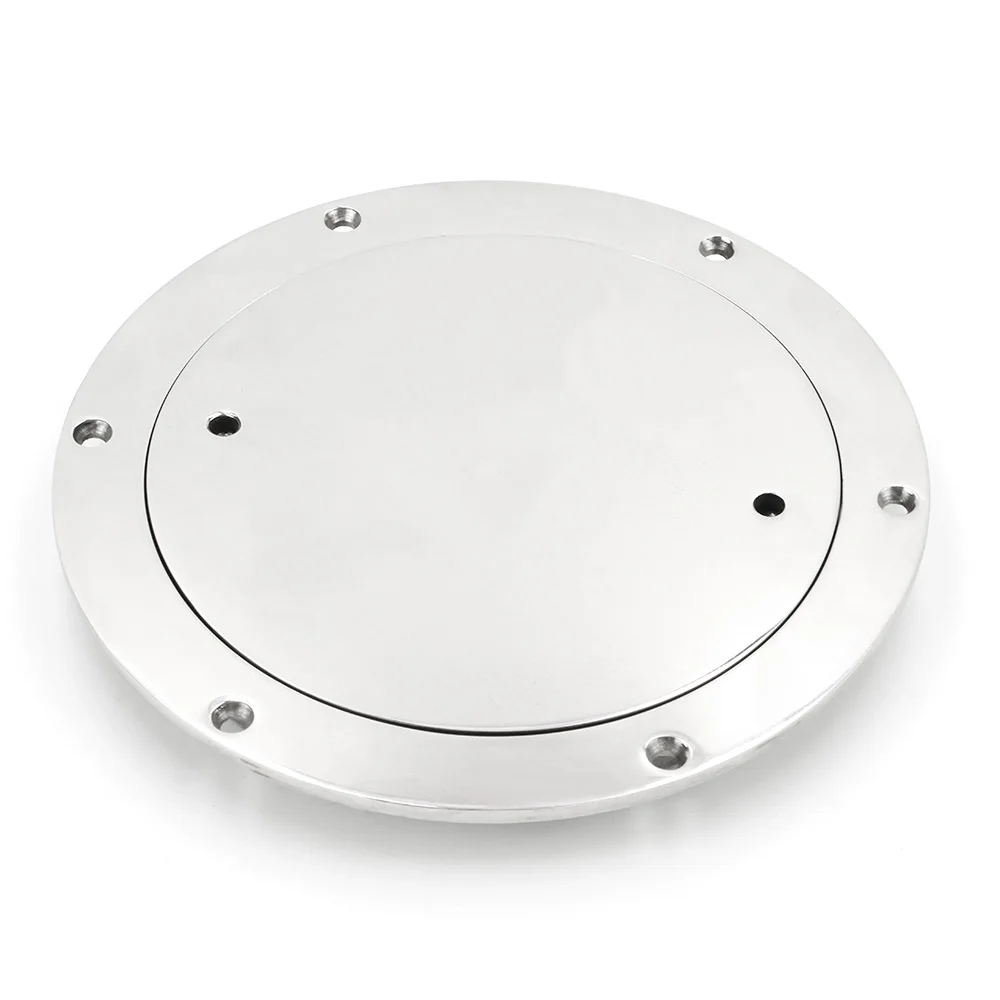 6inchStainlessSteel316MarineHardwareKayakDeckPlateCoversKit