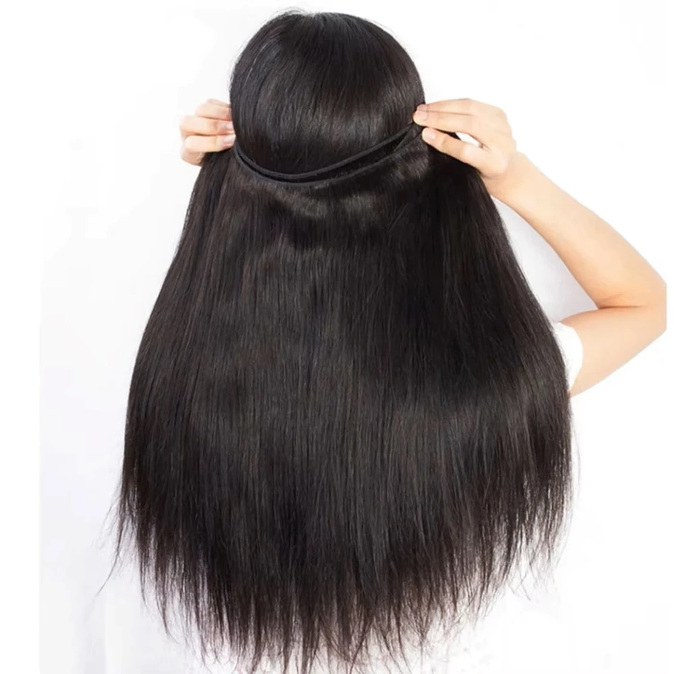 12A Straight Human Hair Bundles 24 26 28 Inch Unprocessed Natural Virgin Hair Weave 3 Bundles Human Hair Extensions For Women 4