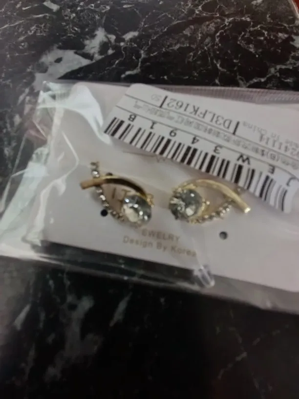 Korean Style Fashion Cross Stud Earrings photo review