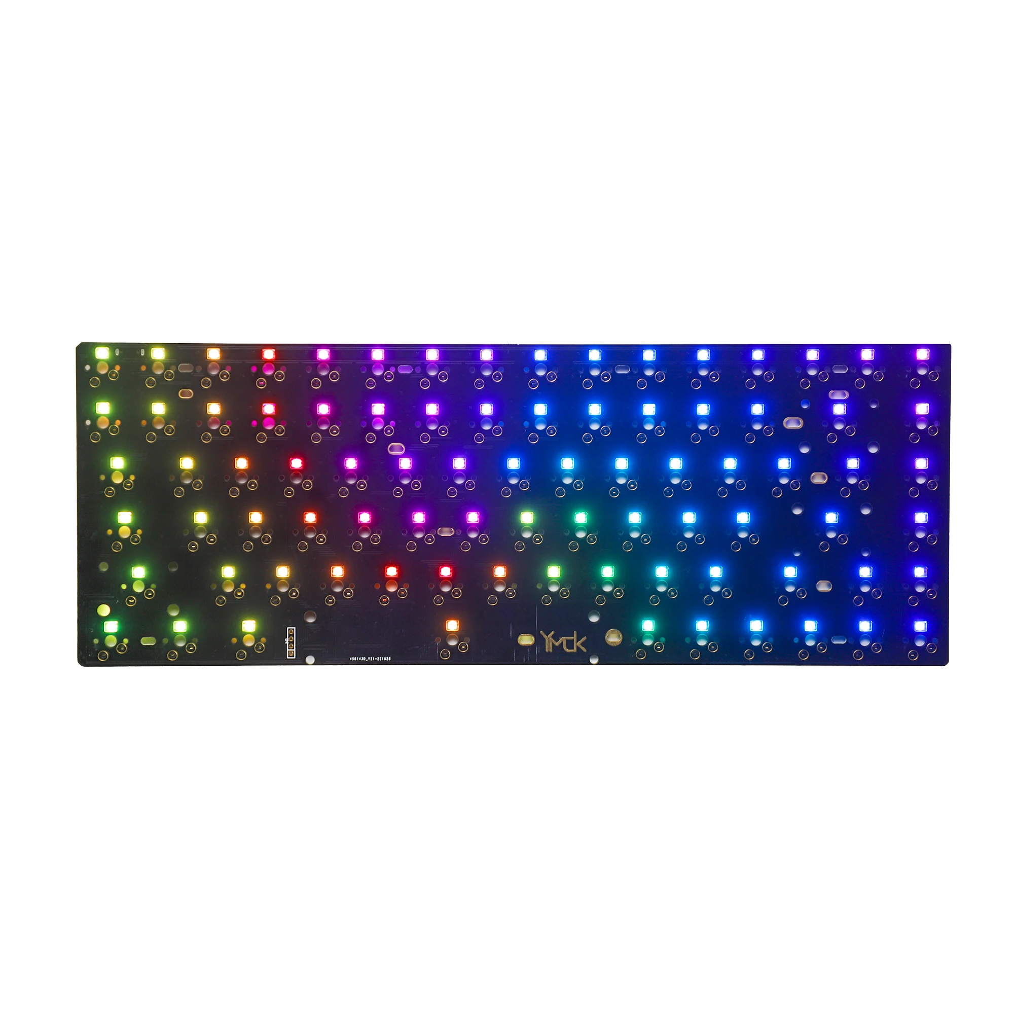 Rgb Via Vial Hot Swappable Kailh Soquete 84 Pcb Suporte Totalmente Programável Ansi Iso Substituível Ymd75 v2 v3 Ymdk-ymd75 v4