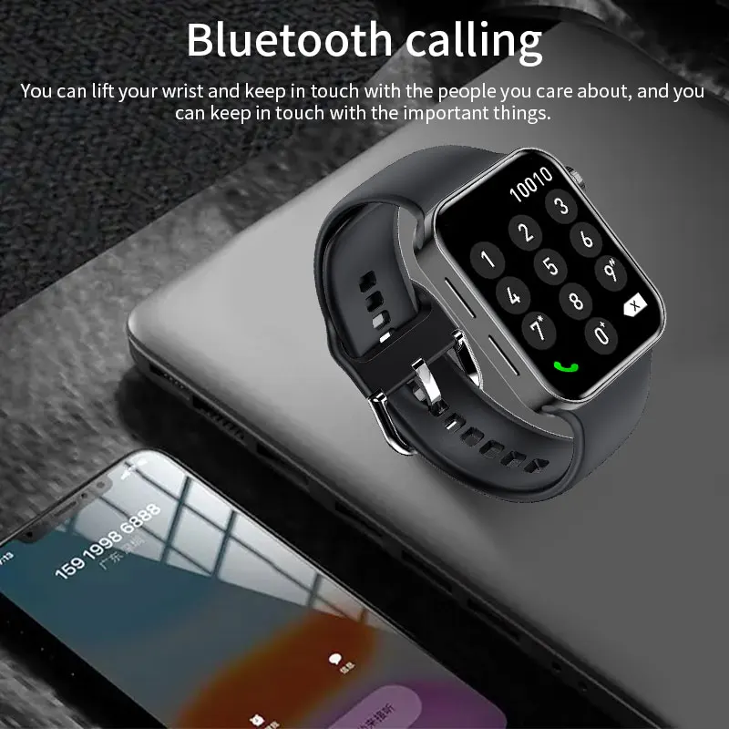LIGE 2022 NEW 1 8inch Smartwatch Men Women NFC Smart Watch Series7 Health Monitor Bluetooth Call