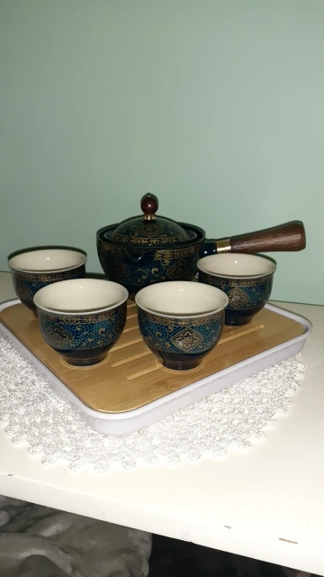 Chinese Tea Set Chinese Gongfu Tea Set Portable Teapot Set Tea Maker Infuser Portable Tea Cup Set Of 6 Tea Set Porcelain photo review