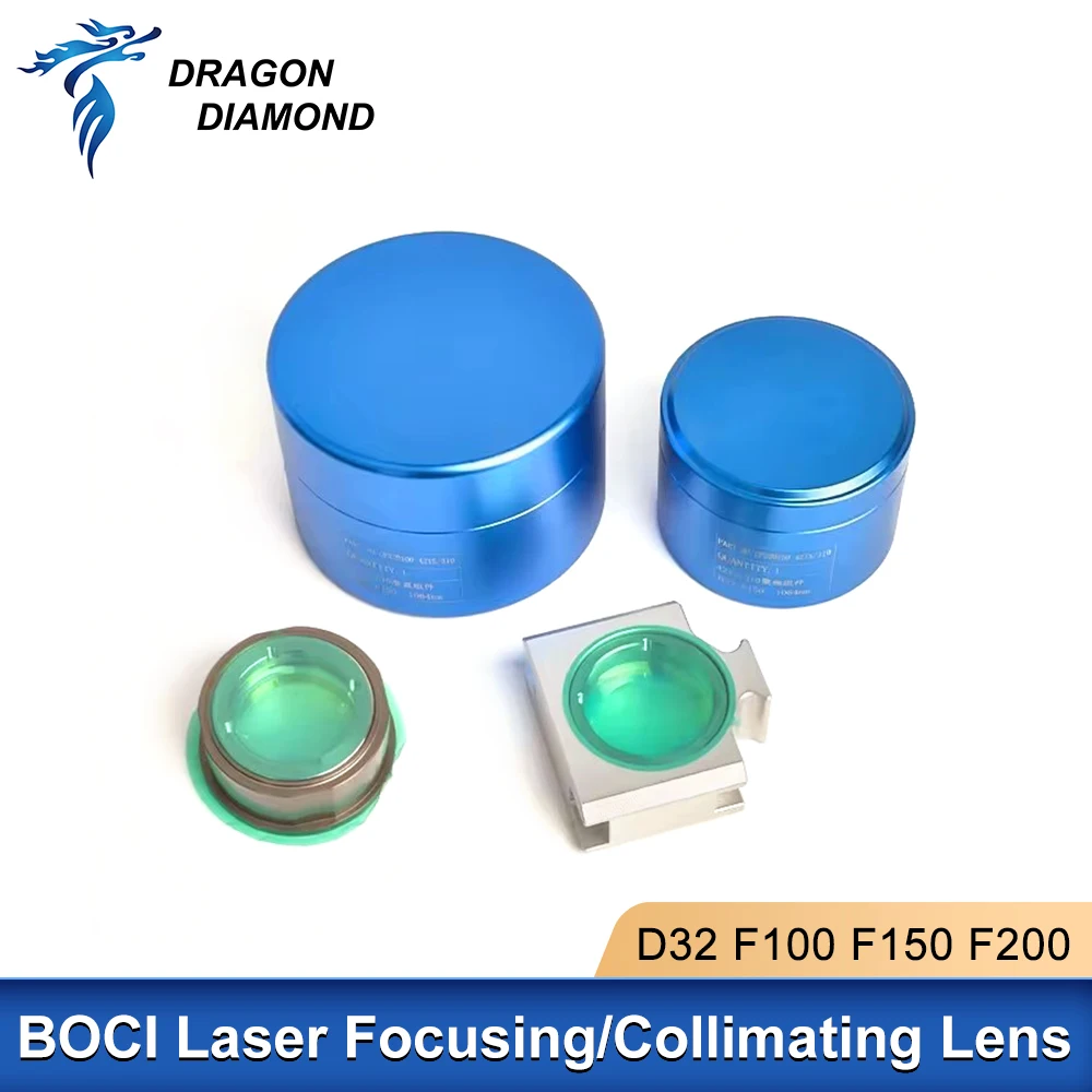 Boci BLT310 BLT421S 레이저 콜리메이팅 및 포커싱 렌즈(렌즈 홀더 포함) D32 F100 F150 (광섬유 절단 헤드용)