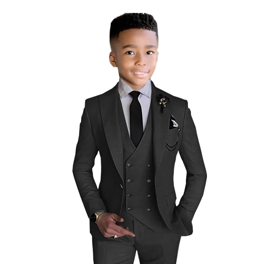 Boys Tuxedo Suit Classic Design Ages 2-16 For Weddings and Celebrations