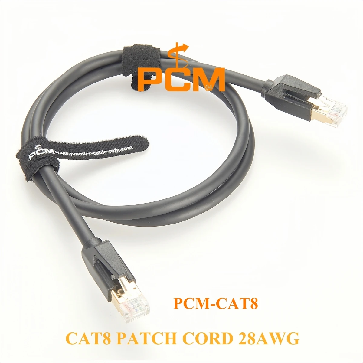 RJ45 CAT8 EtherCon Cable, 8P8C male to male cable with 2000MHz 40G High Speed for Router Modem PC and Gaming