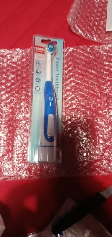 Sonic Electric Toothbrush Rounded 3D Vibrate Teeth Brush Rotation Gum Care Soft Bristle Heads Battery Power Teeth Whitening photo review