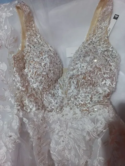 Boho princess wedding dress photo review