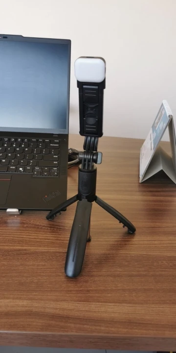Selfie Stick Tripod for Cell Phone, Mobile Stand Monopod with Wireless Remote photo review