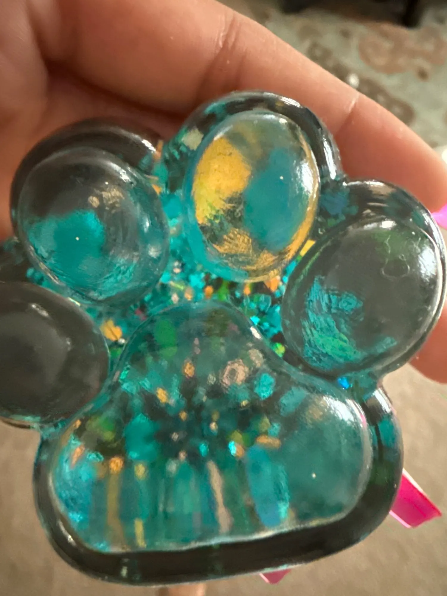 Taba Squishy Cat Paw Squeeze Toys Kawaii Sticky Squishies Fidget Toys for Birthday Party Favors Novelty Things for Kids Adults ﻿ photo review