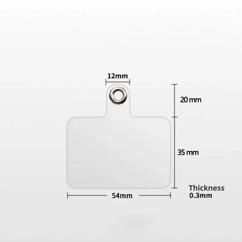 1/3/5/10 Pcs Mobile Phone Lanyard Patch Male Anti-lost Fixed Card Shell Connection Pendant Without Lanyard Hole Transparent Clip