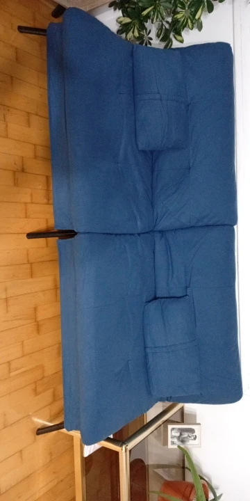 COMHOMA Fold-out Futon Cover Sofa Sleeper Sleeper Fits Corner Sofa 3-Seater Guest Sofa with Adjustable Backrest fabric photo review