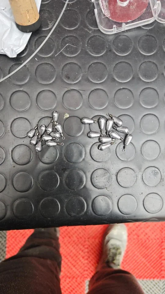 10pcs/lot Fishing Weight Sinker 3.5g 5g 7g 10g 14g 20g Water Drop Weights Fishing Tackle Accessories photo review