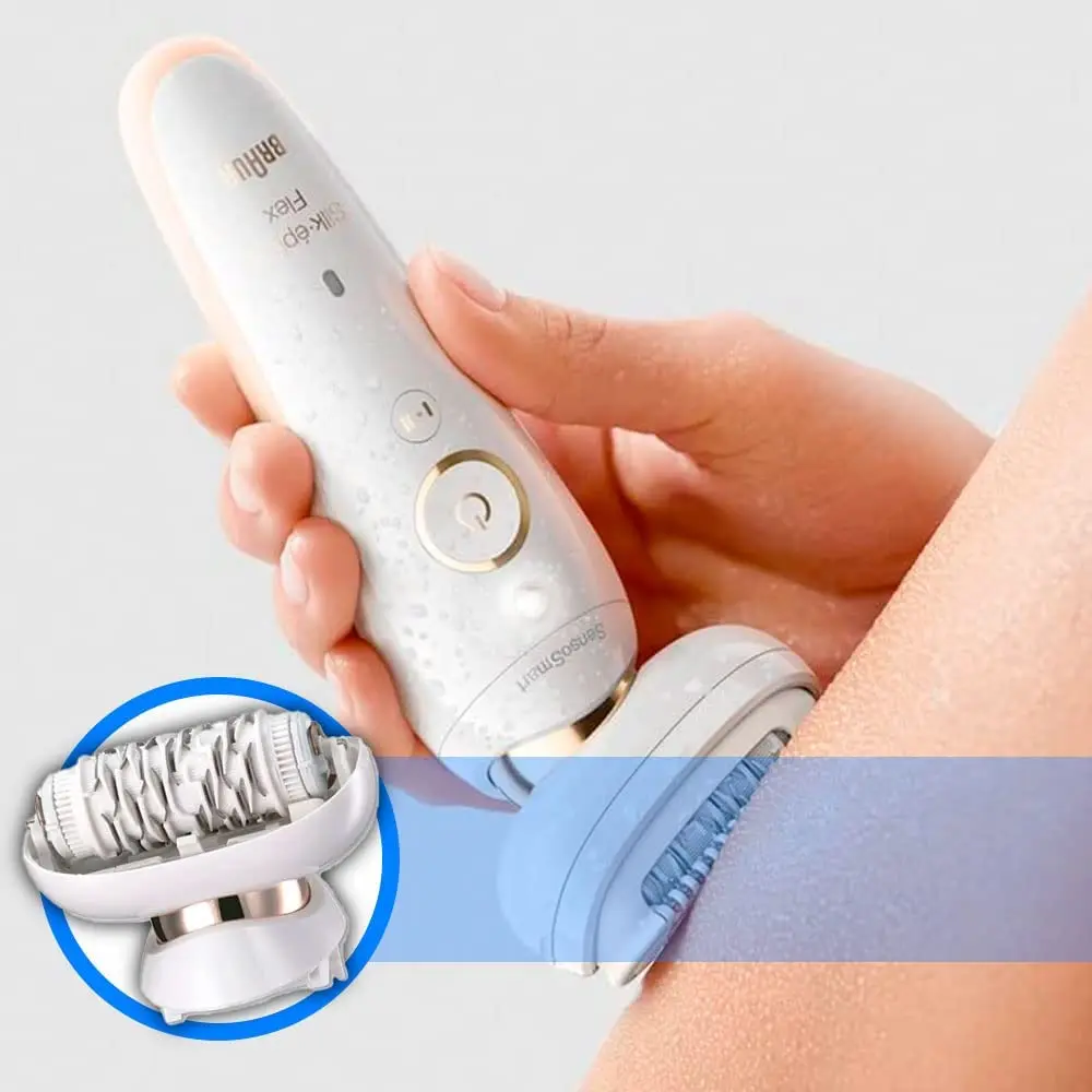 脱毛器 交換用ヘッド付き 電気脱毛機用のフレックスヘッド9-in-1,ヘアケアアクセサリー