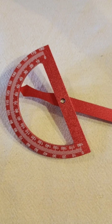 Aluminum Alloy Protractor Angle Marking Ruler, Multifunctional Protractor Woodworking Ruler for High-precision Angle Measurement photo review