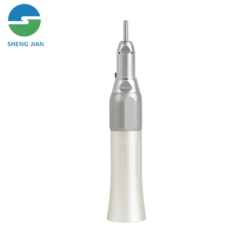 

SJ Dent Low Speed Straight Handpiece Nosecone External Water Spray 1:1 Direct Drive E-type Dental Hand Piece Nsk Fit Air Turbine