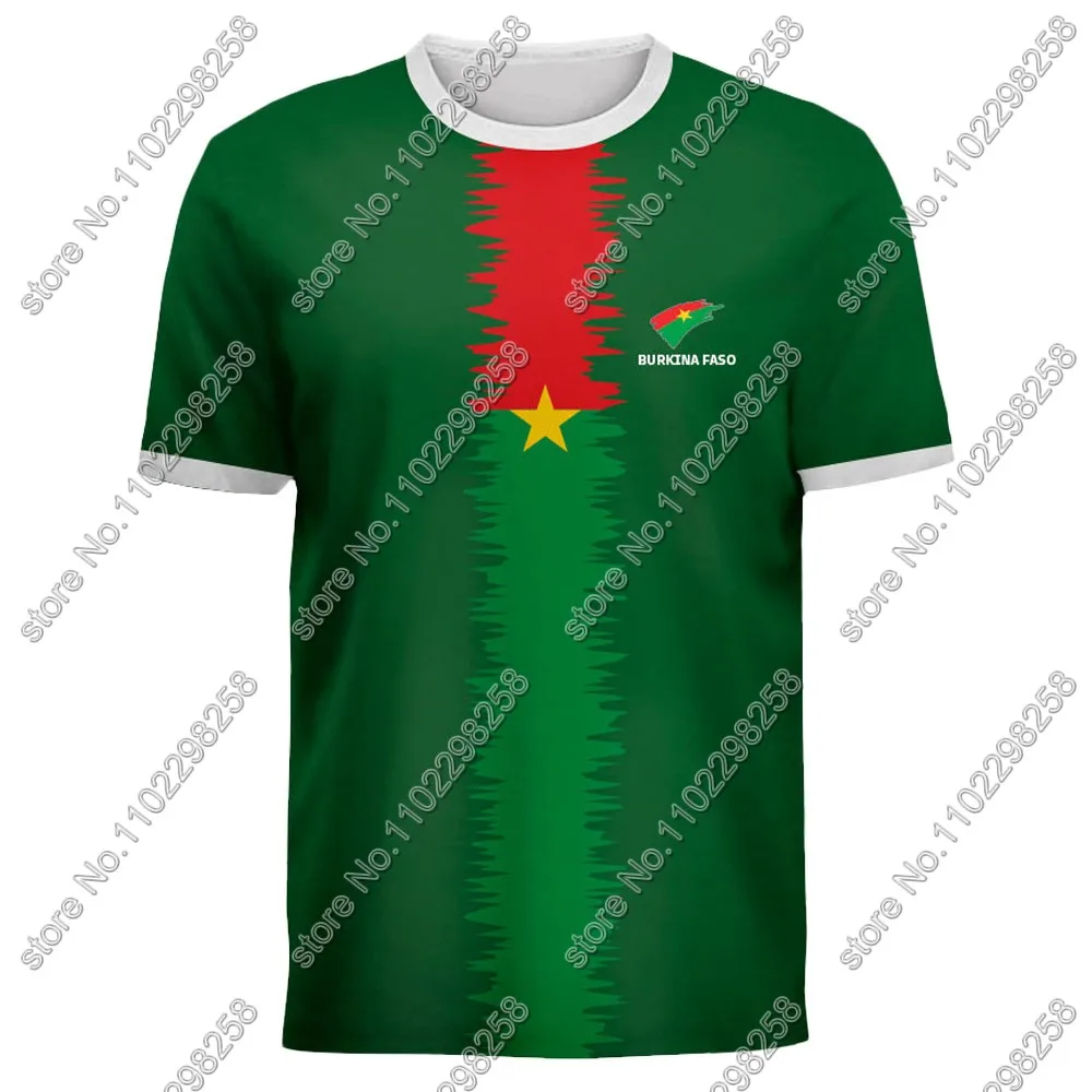 Burkina Faso National Team Jersey Fans T Shirts 3D Print Mens Shorts Running Streetwear Casual Training Suit Sports Shorts Sports Suit