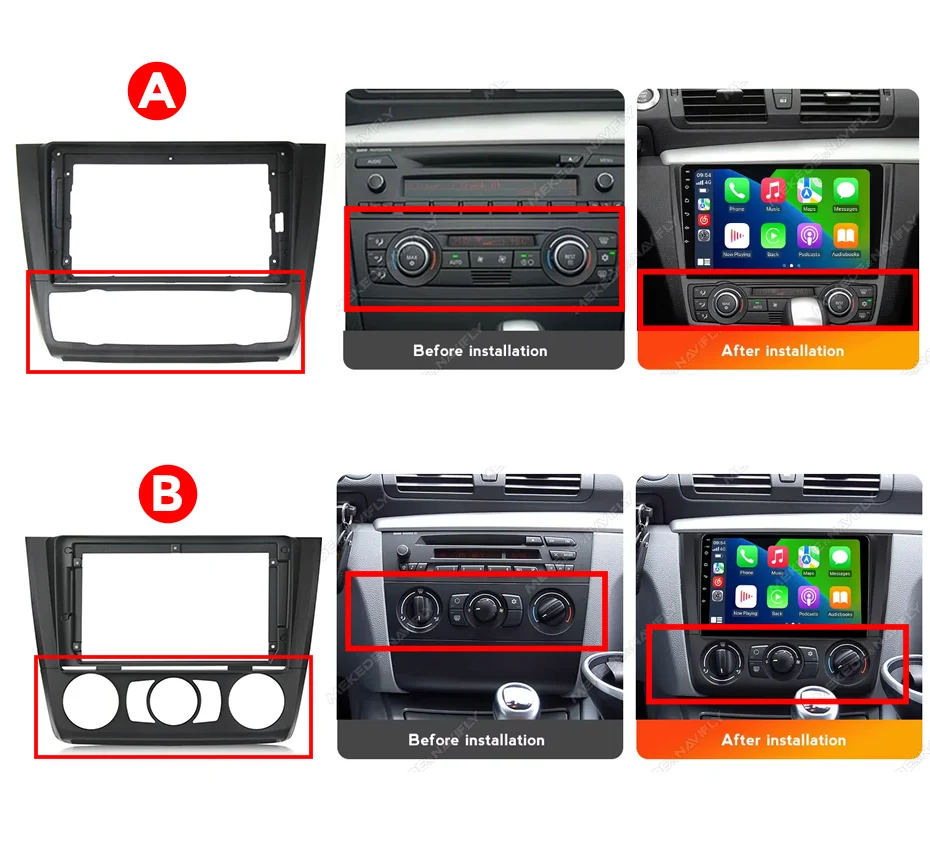 DUDUAUTO DUDU7 Android 13 Auto Multimedia Für BMW 1-Serie E88 E82 E81 E87 2004 - 2011 Carplay Android Auto GPS Radio Kopf Einheit – Detail 10