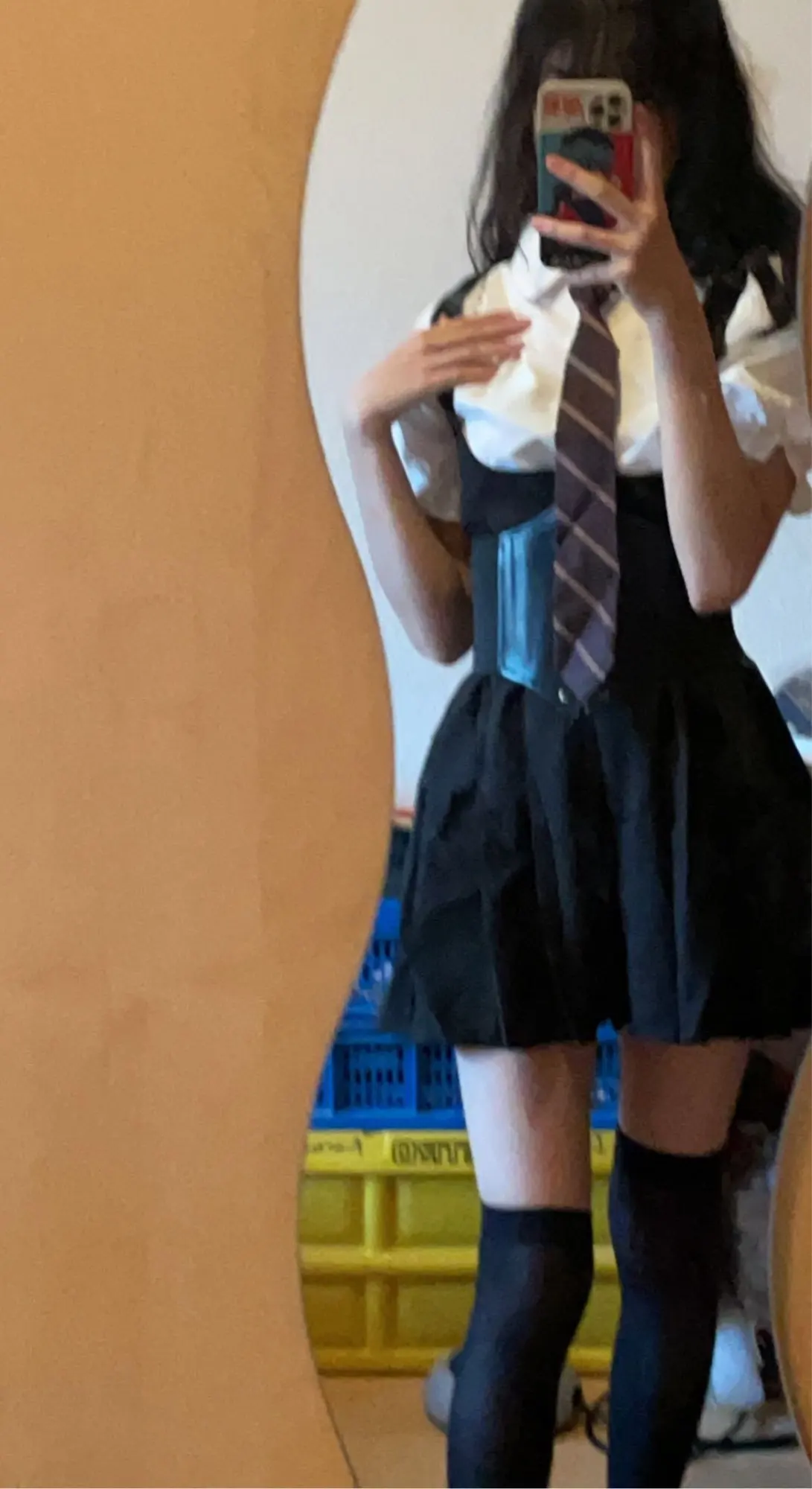 Japanese cute suspender skirt suit YV43359