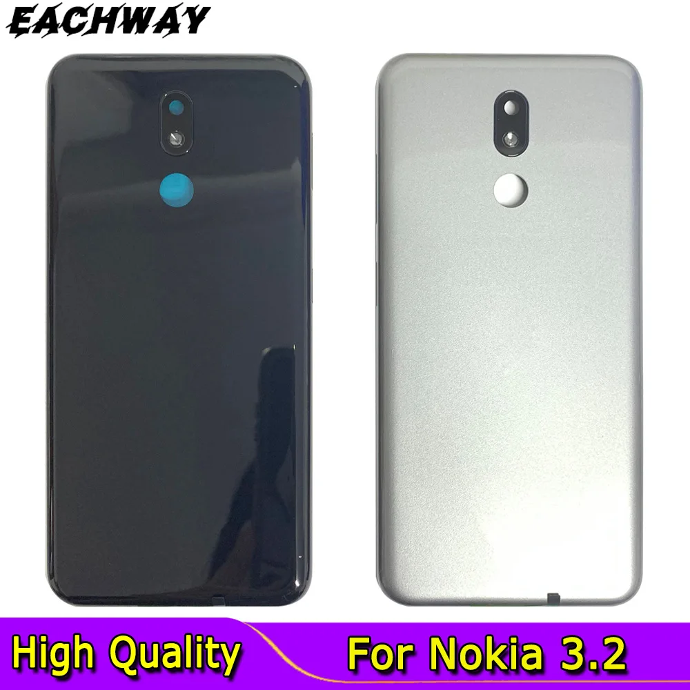 

New For Nokia 3.2 Battery Cover Door Housing Back Glass Rear Panel Replace 6.26" For Nokia3.2 Back Cover TA-1156 TA-1159 TA-1164