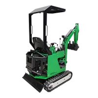 Affordable earth moving machinery mini excavator with high performance customization