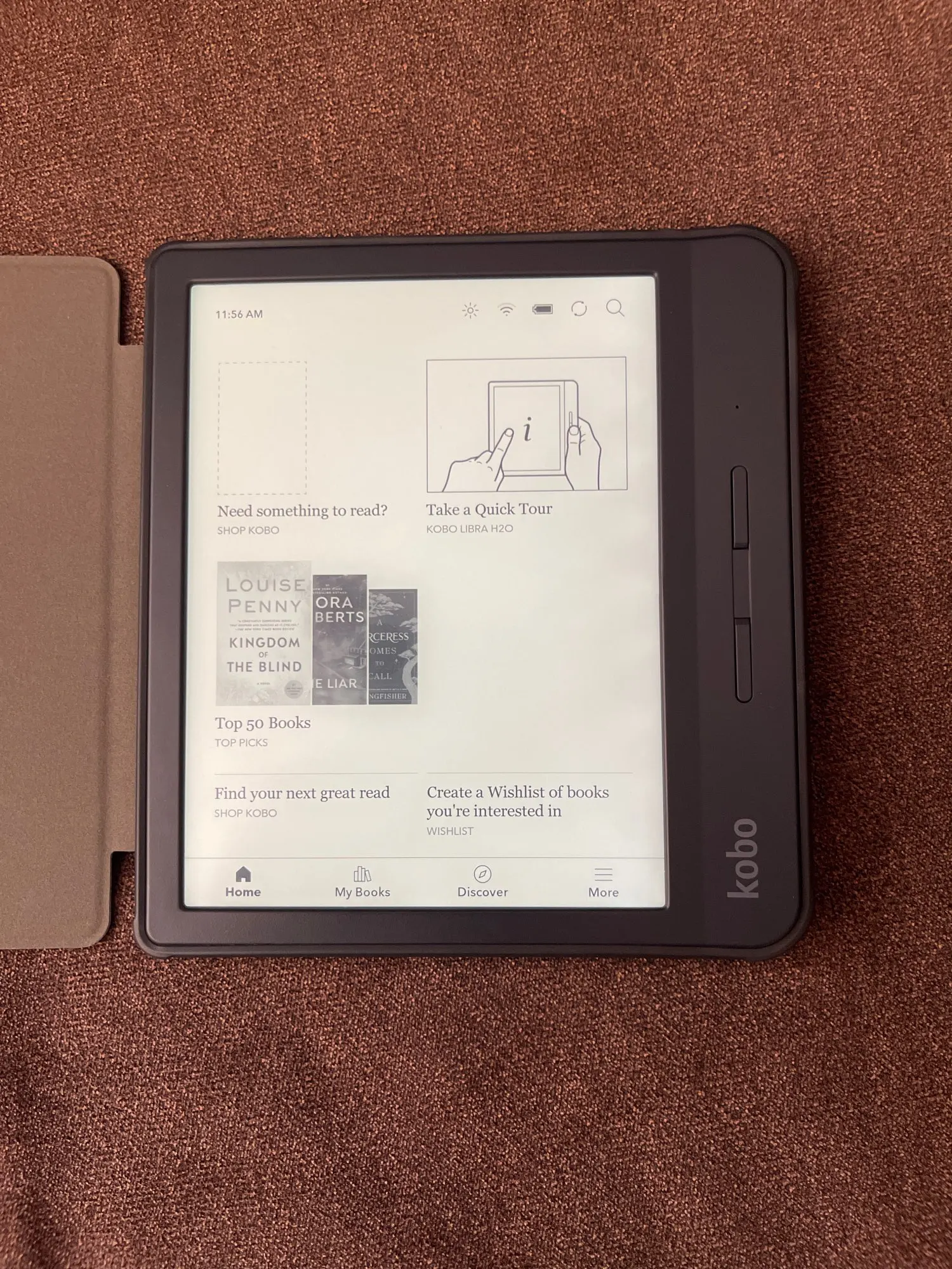 KOBO Libra H2O N873 7“ e-Reader ebook 300PPI IPX8 Waterproof Carta