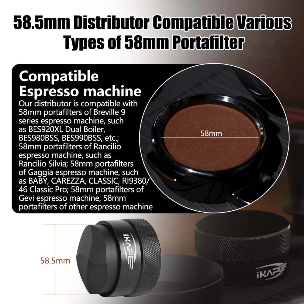 موزع قهوة إيكابي المتكيف بالجاذبية - طلاء التيتاني...