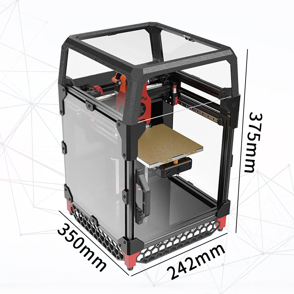 Voron V0.1 Corexy Kit with Enclosed Panels 3D Printer Not Include Printed Parts Impressora 3D