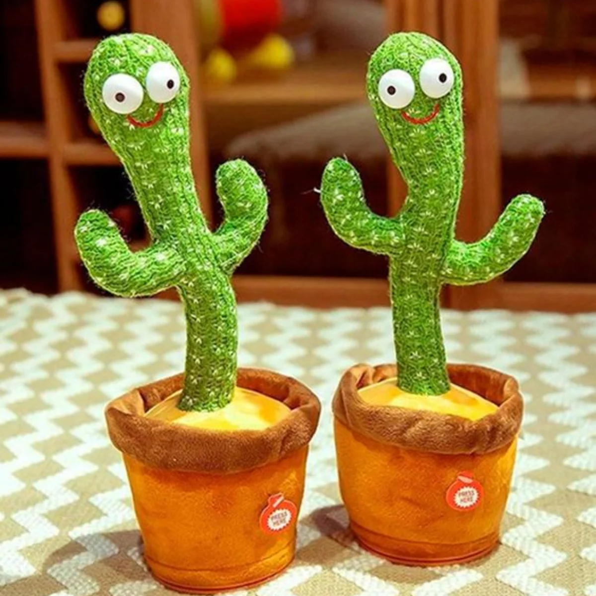 Peluche Cactus Bailarin Cantante +500 Sonidos Diferentes Repite