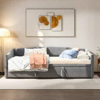 Rosahqnda Складной диван 90/180x200 см Многофункциональный диван-кровать «два в одном» Односпальная/двуспальная кровать с мягкой обивкой Бархатная гостевая кровать