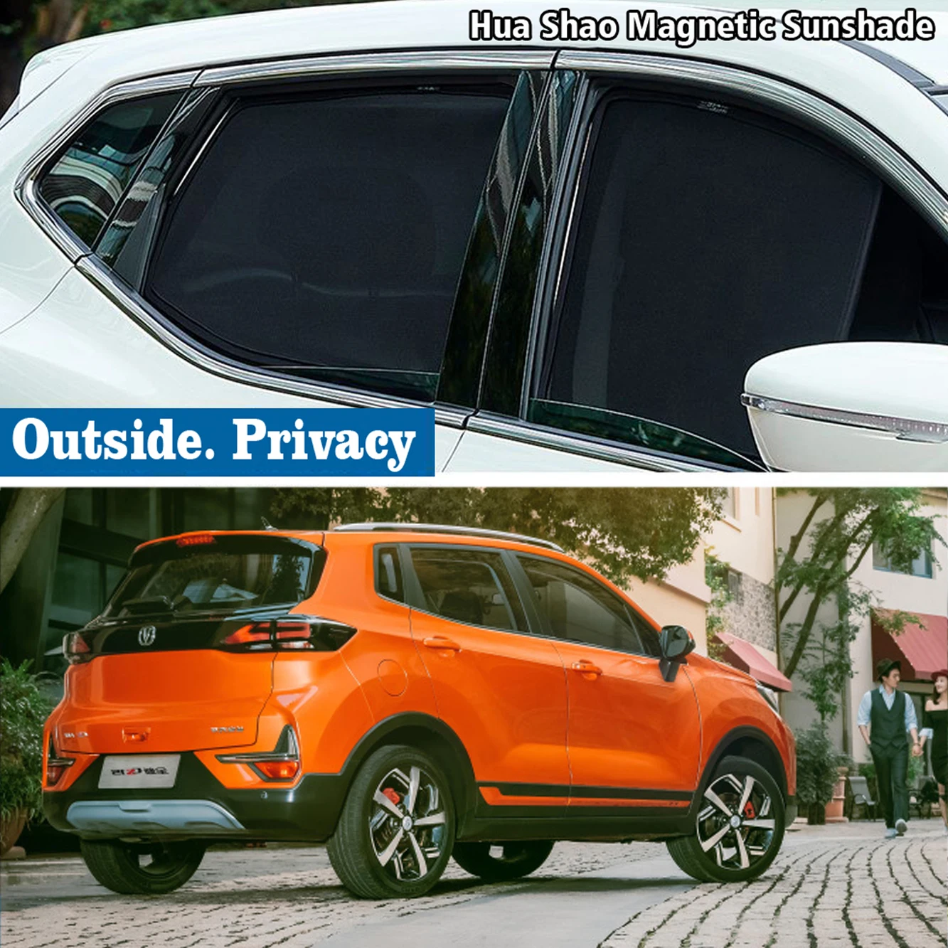 

Magnetic Car Sunshade Shield Front Windshield Frame Curtain Sun Shade Accessories For Changan CS15 SUV 2016 - 2023 2022 2021