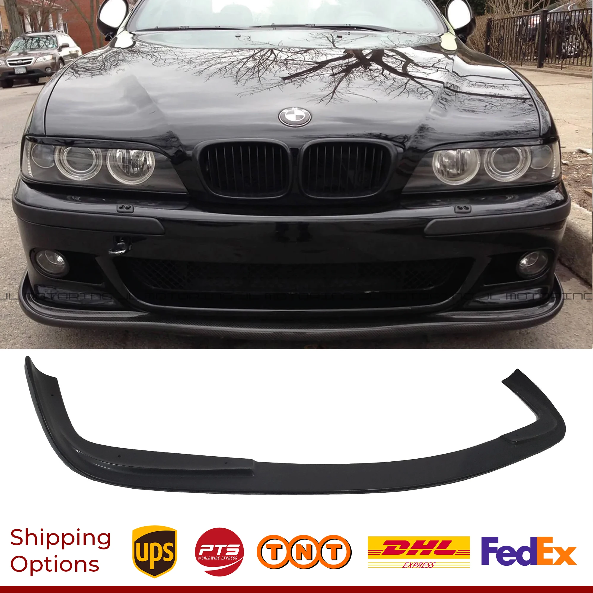 Front Bumper Splitter Lip For BMW E39 HM Style 1995 2003 Accessories