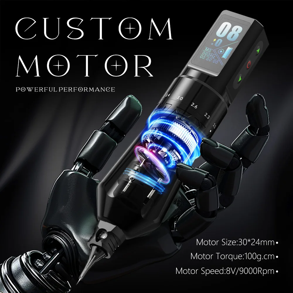 XNET Talos Wireless Tattoo Machine Pen Kit 2.0-4.2mm