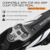 BUCKLOS for LOOK Keo Cleats Float Road Cycling Shoes Pedal Cleats for Look Keo Bike Self Locking Pedal Plate 4.5/9 Degree 1/2pc 4