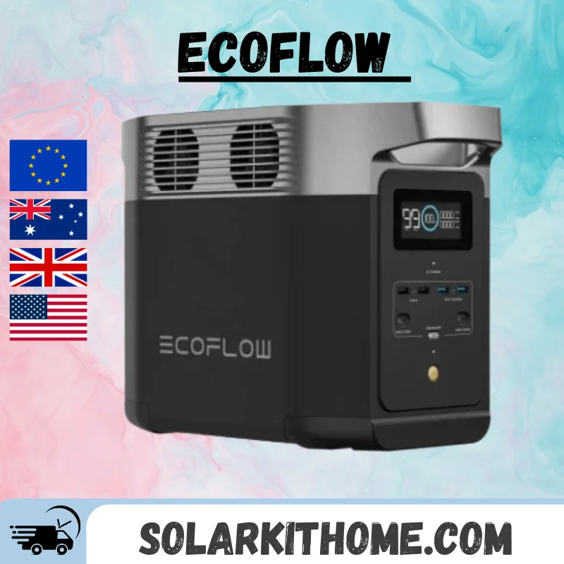 

EcoFlow солнечный генератор DELTA 2 электростанция аварийный источник питания 1024Wh для автофургона кемпинга