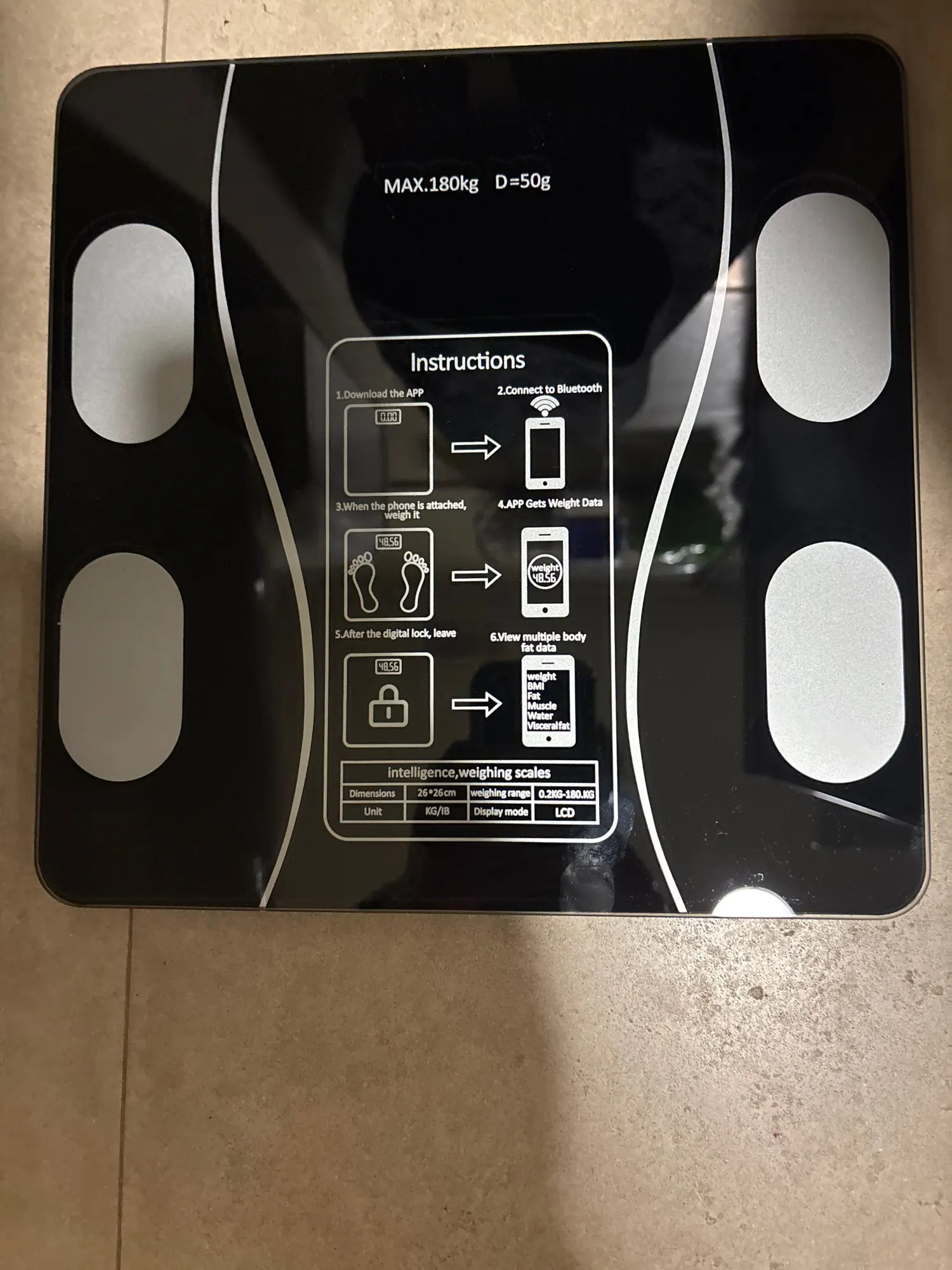 Smart Body Fat Scale, High-Precision Digital Bathroom Weight Scale photo review