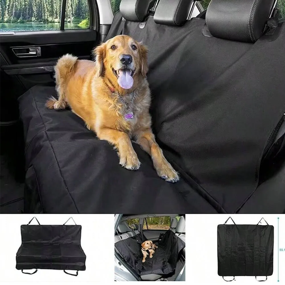 Car Seat Cover Rear Seat Dog Mat Blanket Hammock Pup Travel Pad Protector Durable Waterproof For Car Truck SUV