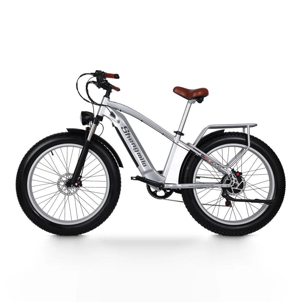 Shengmilo1000W Electric Bike Fat bike 48V17.5AH Electric Bicycle mens Mountain bike Adult Snow Bicycle45KM/H e bike 4