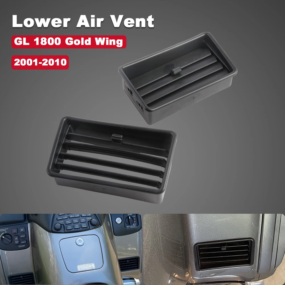 

Lower Air Vent ABS Plastic For Honda GL 1800 Goldwing GL1800 Gold Wing 2001-2010 2005 2006 2007 2008 2009 Motorcycle Accessories