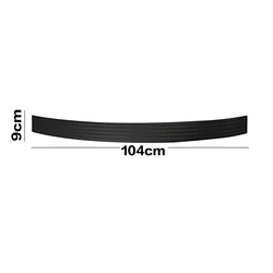 Car Trunk Rubber Trim Cover - Rear Bumper Guard Protection Strip, External Decoration, Crash - Resistant, 90cm/104cm (9x104cm)