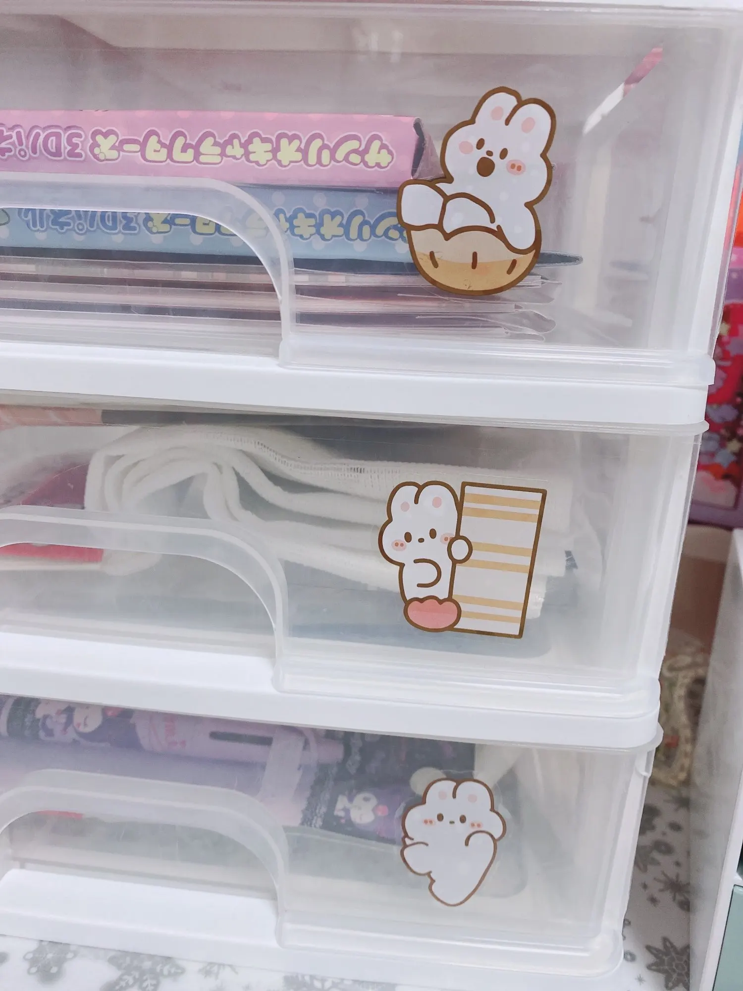 Bear & Bunny Sticker Sheet - EVERYTHING CUTEE 