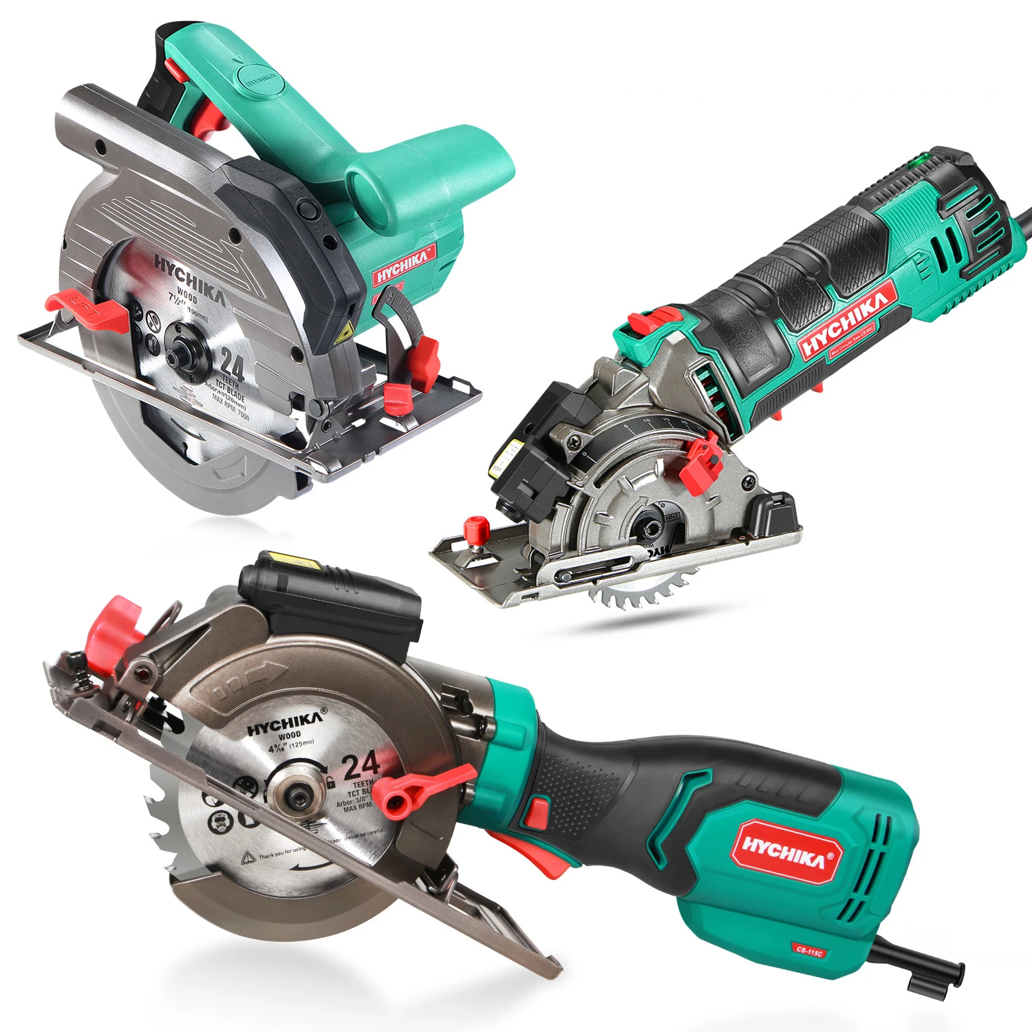 Hychika 500w Electric Mini Circular Saw Multi Functional Circular Saw 