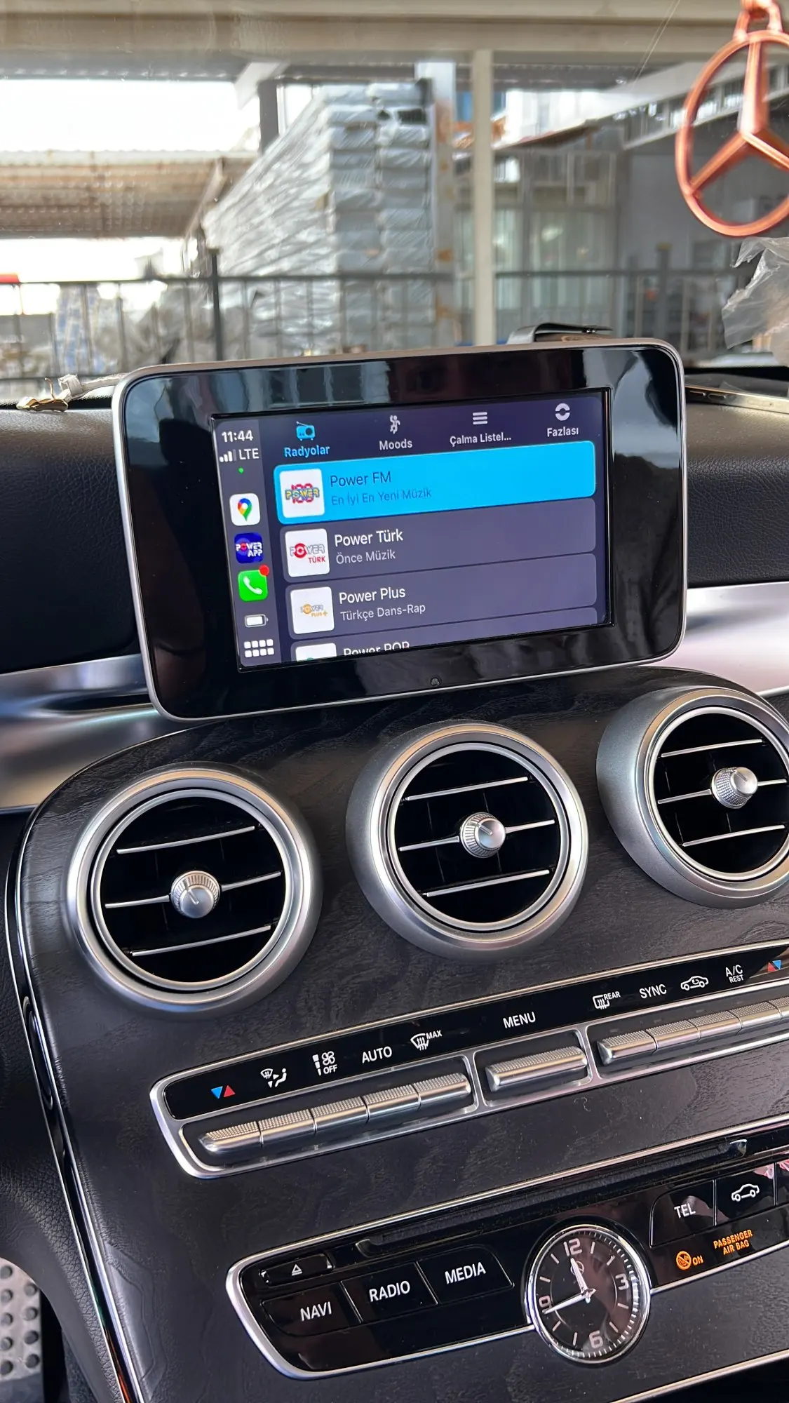 Road Top Adattatore Carplay Wireless E Android Auto Per Mercedes Classe C W205 E GLC (2015-2018) - Mantieni Il Sistema Originale