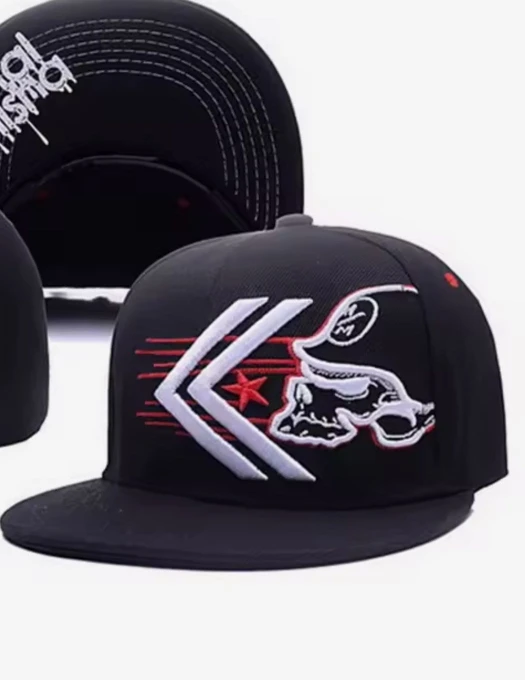 Unisex Skeleton Embroidery Baseball Cap Women Outdoor Sports Flat Hats Men Fashion Men Hip Hop Snapback Caps Sunscreen Hat photo review