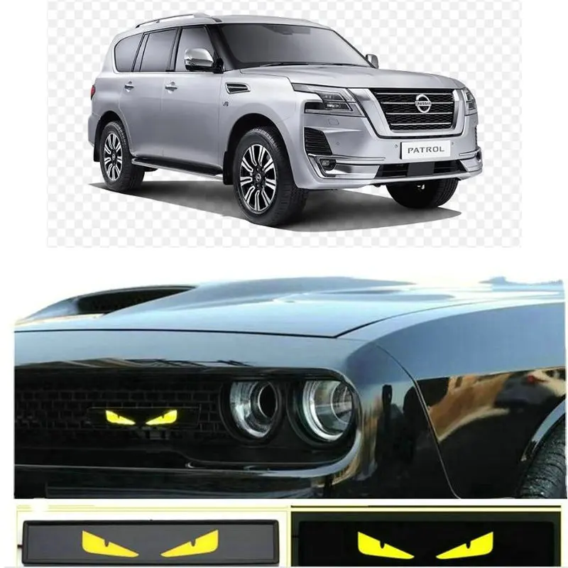 

(Buy one get one free) Car Led Grille Mood Lighting For Nissan Patrol Primera SUNNY TEANA TERR Note NP300 200 400 Pathfinder