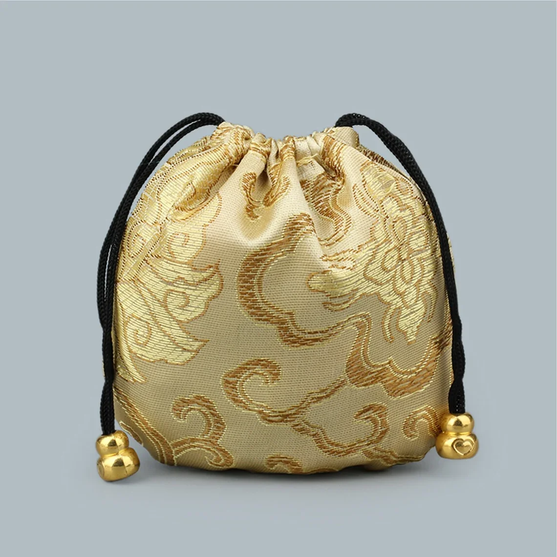 12pcs 11x11cm Silk Drawstring Pouch Bag for Necklace Bracelet Beads Jewelry Packaging Christmas Wedding Gift Organizers Pocket