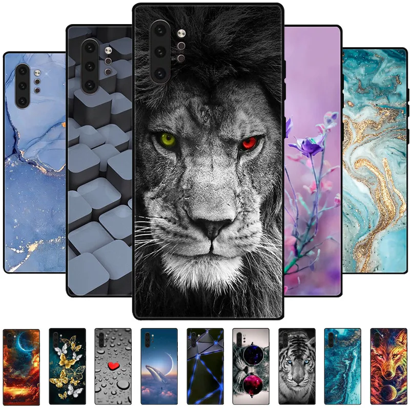 Per Samsung Note 10 Plus Custodia Morbida Protettiva In Silicone Tpu Funda Per Samsung Galaxy Note 10 Pro (Plus) Custodie Cute Note10 Cover