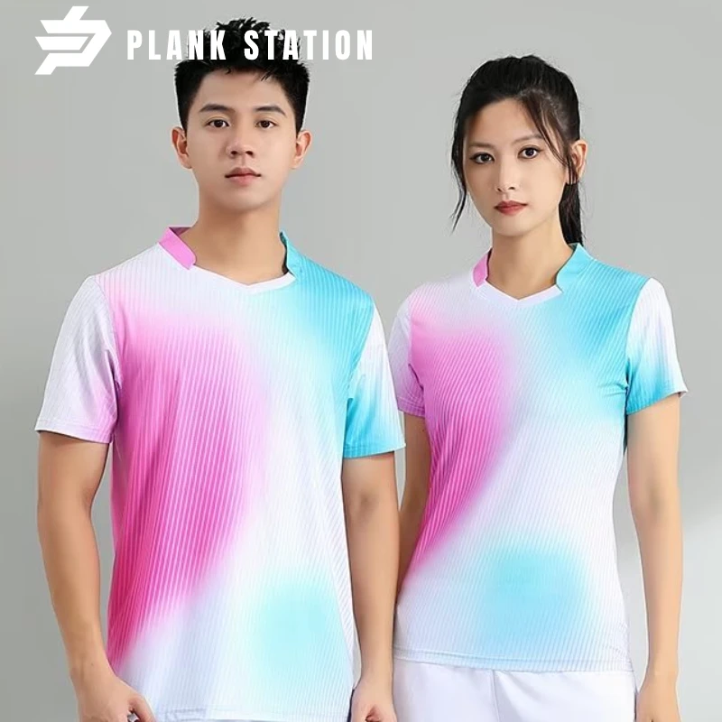 

Table Tennis Jerseys Men Women Badminton T-shirts Quick Dry Ping Pong Volleyball Training Sports Tees Polyester Sports Clothes